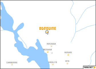 map of Adrouine