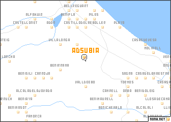 map of Adsubia