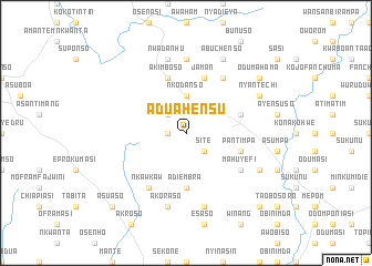 map of Aduahensu