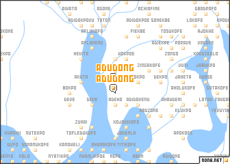map of Adudong