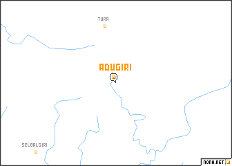 map of Adugiri