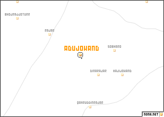 map of Adujo Wand