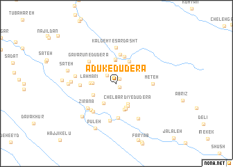 map of ‘Adūk-e Dūderā\