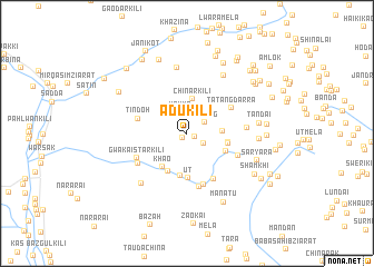 map of Adu Kili