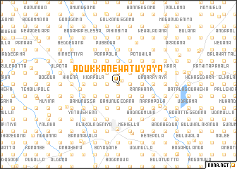 map of Adukkanewatuyaya
