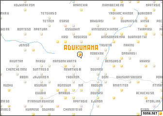 map of Adukumama