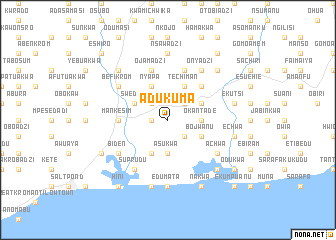 map of Adukuma