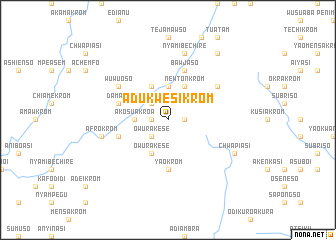 map of Adukwesikrom