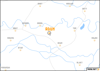 map of Adum