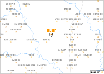 map of Adum