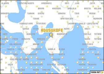 map of Adusukofe