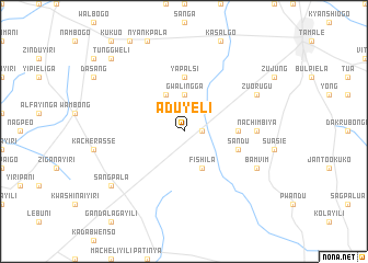 map of Aduyeli