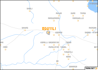 map of Aduyili