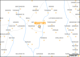map of Aduyiri