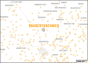 map of Advocates Choice