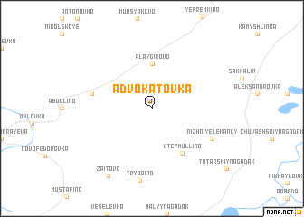 map of Advokatovka