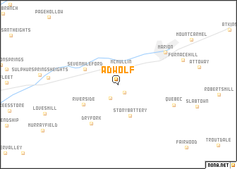 map of Adwolf