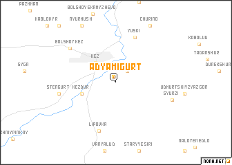 map of Adyamigurt