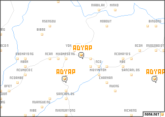 map of Adyap
