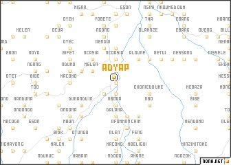 map of Adyap