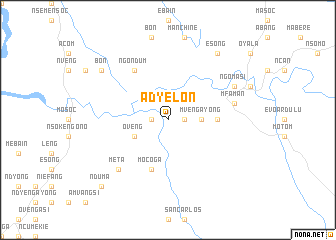 map of Adyelon