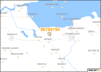 map of Adygeysk