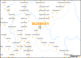 map of Adzabikat I