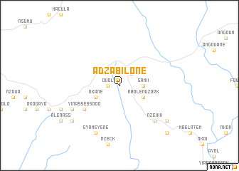 map of Adzabilone