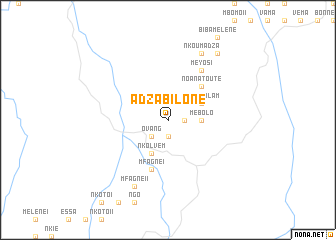 map of Adzabilone