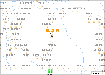 map of Adzap I