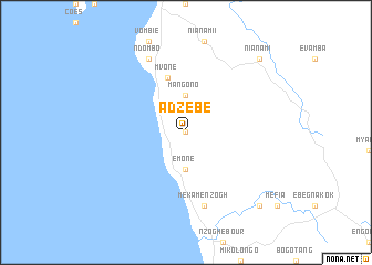 map of Adzébé