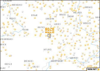 map of Adže