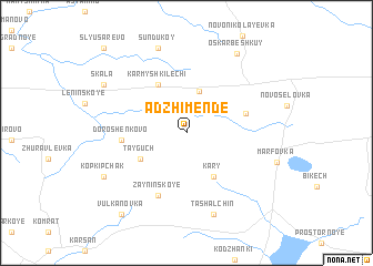 map of Adzhi-Mende