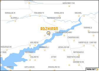 map of Adzhiran