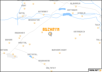 map of Adzhrym