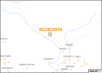 map of Adzibzhara