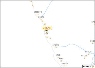 map of Adzié