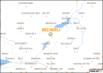 map of Aecherli