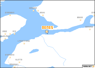 map of Ænes