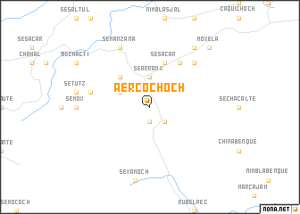 map of Aercochoch
