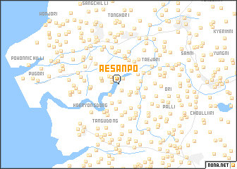 map of Aesanp\