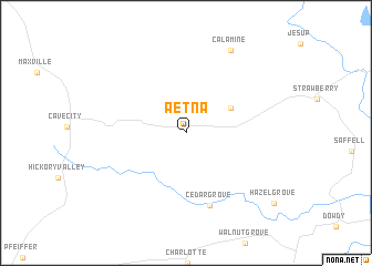 map of Aetna