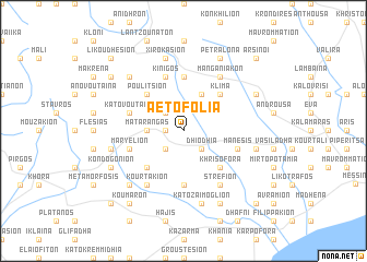 map of Aëtofoliá