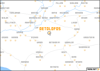 map of Aëtólofos