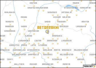 map of Aëtorrákhi