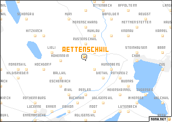 map of Aettenschwil