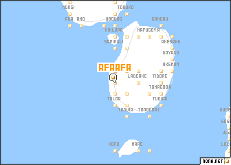 map of Afa-afa