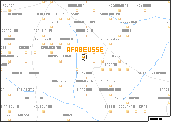 map of Afabeusse