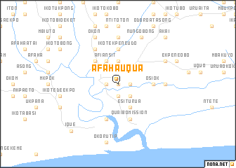 map of Afaha Uqua