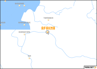 map of Afakma